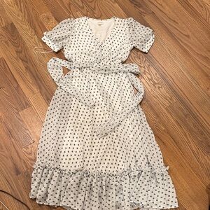 Calvin Klein Midi Dress with Polka Dots